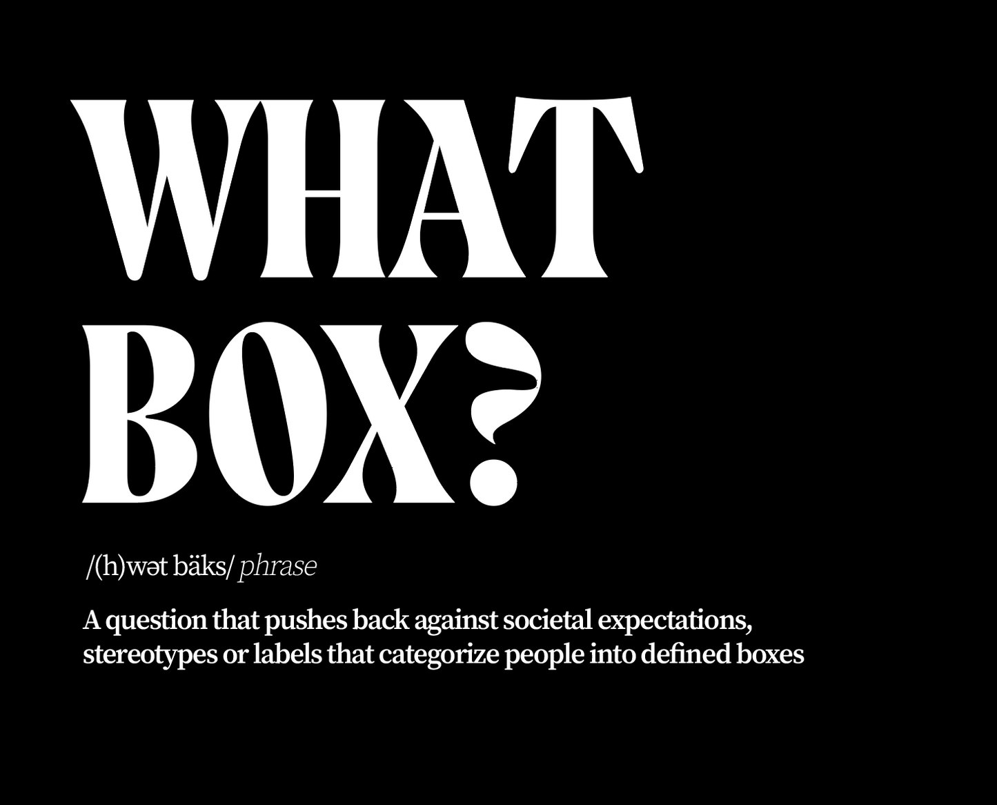 “What Box?” Tote Bag