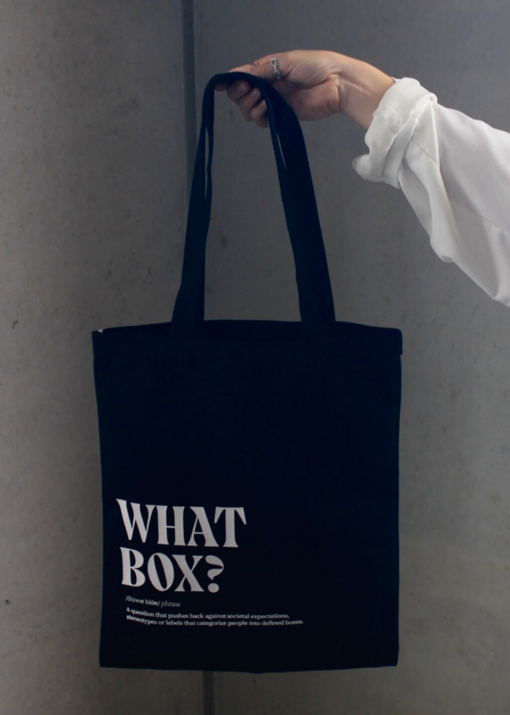 “What Box?” Tote Bag